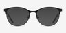 Kali Black MetalEyeglass Frames from EyeBuyDirect, with Tinted Lenses