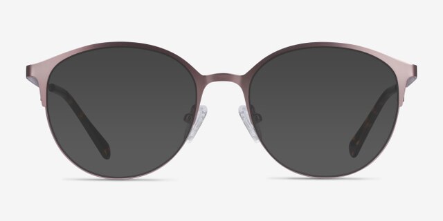 Emma Pink MetalEyeglass Frames from EyeBuyDirect, with Tinted Lenses