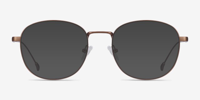Vantage Matte Pink MetalEyeglass Frames from EyeBuyDirect, with Tinted Lenses