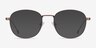 Vantage Matte Pink MetalEyeglass Frames from EyeBuyDirect, with Tinted Lenses