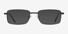 Arco Navy MetalEyeglass Frames from EyeBuyDirect, with Tinted Lenses
