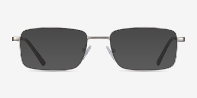 Arco Silver MetalEyeglass Frames from EyeBuyDirect, with Tinted Lenses
