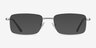 Arco Silver MetalEyeglass Frames from EyeBuyDirect, with Tinted Lenses