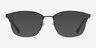 Chambery Black MetalEyeglass Frames from EyeBuyDirect, with Tinted Lenses