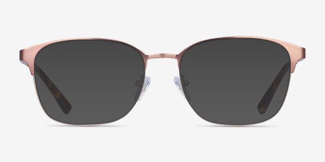 Chambery Rose Gold MetalEyeglass Frames from EyeBuyDirect, with Tinted Lenses