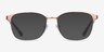 Chambery Rose Gold MetalEyeglass Frames from EyeBuyDirect, with Tinted Lenses