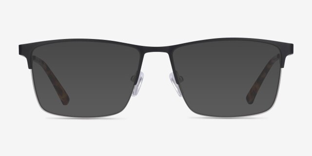 Edito Black MetalEyeglass Frames from EyeBuyDirect, with Tinted Lenses