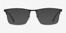Edito Black MetalEyeglass Frames from EyeBuyDirect, with Tinted Lenses