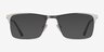 Vigo Silver MetalEyeglass Frames from EyeBuyDirect, with Tinted Lenses