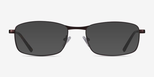 Madon Coffee MetalEyeglass Frames from EyeBuyDirect, with Tinted Lenses