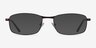 Madon Coffee MetalEyeglass Frames from EyeBuyDirect, with Tinted Lenses
