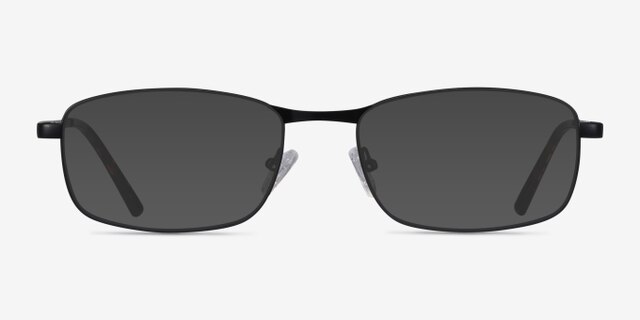 Madon Noir MétalMontures de lunettes de vue d'EyeBuyDirect, Avec des Verres Teintés