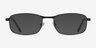 Madon Noir MétalMontures de lunettes de vue d'EyeBuyDirect, Avec des Verres Teintés