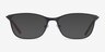 Modena Black MetalEyeglass Frames from EyeBuyDirect, with Tinted Lenses