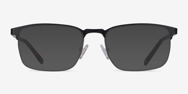 Valery Black MetalEyeglass Frames from EyeBuyDirect, with Tinted Lenses