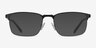 Valery Black MetalEyeglass Frames from EyeBuyDirect, with Tinted Lenses