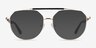 Coxon Golden Black MétalMontures de lunettes de vue d'EyeBuyDirect, Avec des Verres Teintés
