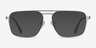 Gallo Silver MetalEyeglass Frames from EyeBuyDirect, with Tinted Lenses