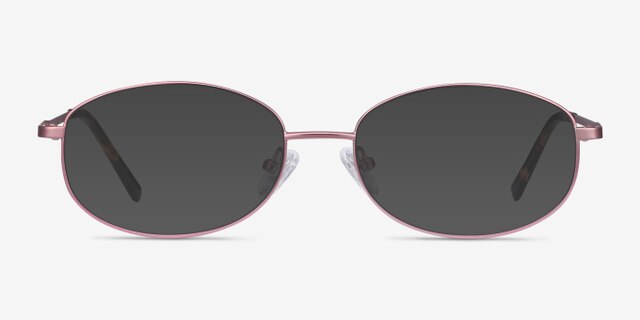 Embrace Pink MetalEyeglass Frames from EyeBuyDirect, with Tinted Lenses