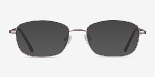 Path Purple MetalEyeglass Frames from EyeBuyDirect, with Tinted Lenses