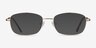 Path Golden MetalEyeglass Frames from EyeBuyDirect, with Tinted Lenses