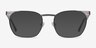 Soulist Black Silver MetalEyeglass Frames from EyeBuyDirect, with Tinted Lenses
