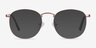 St Michel Or rose MétalMontures de lunettes de vue d'EyeBuyDirect, Avec des Verres Teintés