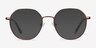 Sylvie Brun MétalMontures de lunettes de vue d'EyeBuyDirect, Avec des Verres Teintés