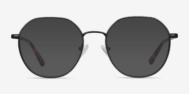 Sylvie Black MetalEyeglass Frames from EyeBuyDirect, with Tinted Lenses