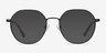 Sylvie Black MetalEyeglass Frames from EyeBuyDirect, with Tinted Lenses