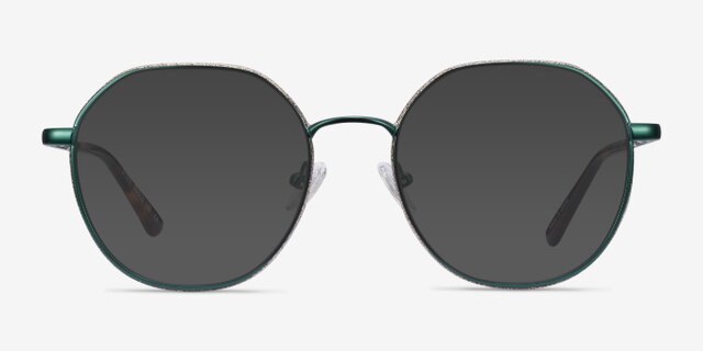Sylvie Green MetalEyeglass Frames from EyeBuyDirect, with Tinted Lenses