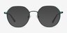 Sylvie Green MetalEyeglass Frames from EyeBuyDirect, with Tinted Lenses