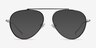 Cana Tortoise  Silver MetalEyeglass Frames from EyeBuyDirect, with Tinted Lenses