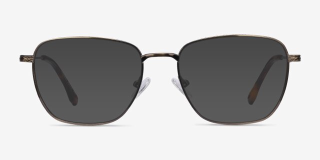 Throne Bronze MetalEyeglass Frames from EyeBuyDirect, with Tinted Lenses