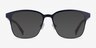 Intense Navy Blue & Tortoise Acetate-metalMontures de lunettes de vue d'EyeBuyDirect, Avec des Verres Teintés
