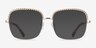 Astoria Gold MetalEyeglass Frames from EyeBuyDirect, with Tinted Lenses