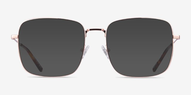 Dorato Rose Gold MetalEyeglass Frames from EyeBuyDirect, with Tinted Lenses