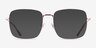 Dorato Rose Gold MetalEyeglass Frames from EyeBuyDirect, with Tinted Lenses