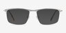 Harrison Silver MetalEyeglass Frames from EyeBuyDirect, with Tinted Lenses