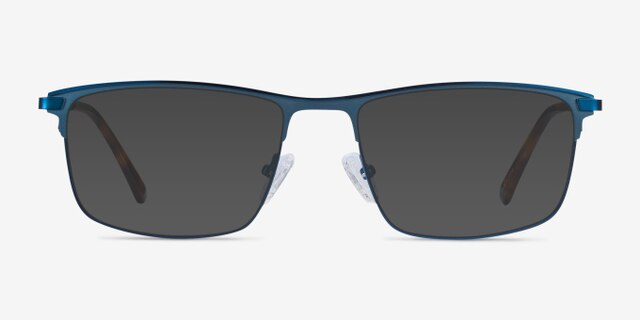 Harrison Navy MetalEyeglass Frames from EyeBuyDirect, with Tinted Lenses