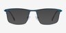 Harrison Navy MetalEyeglass Frames from EyeBuyDirect, with Tinted Lenses