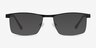 Julian Black MetalEyeglass Frames from EyeBuyDirect, with Tinted Lenses
