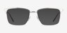Nathaniel Argenté MétalMontures de lunettes de vue d'EyeBuyDirect, Avec des Verres Teintés