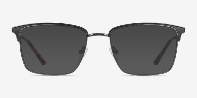 Nathaniel Black MetalEyeglass Frames from EyeBuyDirect, with Tinted Lenses