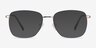 Kusama Navy & Gold MetalEyeglass Frames from EyeBuyDirect, with Tinted Lenses