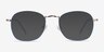 Keith Blue & Gold MetalEyeglass Frames from EyeBuyDirect, with Tinted Lenses