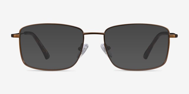 Marley Bronze MetalEyeglass Frames from EyeBuyDirect, with Tinted Lenses