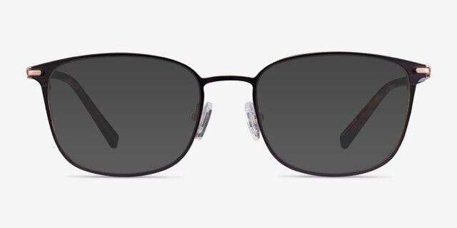 River Black Rose Gold Acetate-metalEyeglass Frames from EyeBuyDirect, with Tinted Lenses