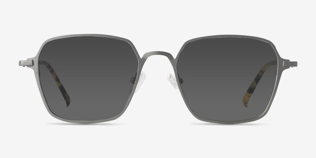 Holden Gunmetal MetalEyeglass Frames from EyeBuyDirect, with Tinted Lenses