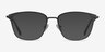 Karter Gray MetalEyeglass Frames from EyeBuyDirect, with Tinted Lenses